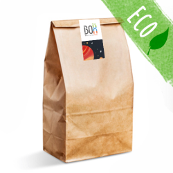 Bolsa de papel con adhesivo...